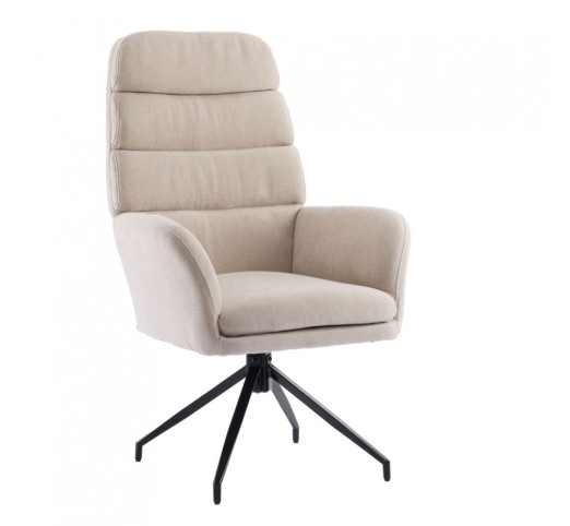 GIRAR ARMCHAIR SWIVEL BEIGE 70x69,5xH113cm