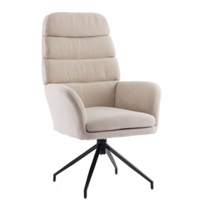 GIRAR ARMCHAIR SWIVEL BEIGE 70x69,5xH113cm