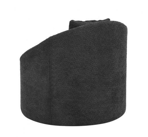 SOFTY ARMCHAIR SWIVEL GREY DARK 80x80xH77cm