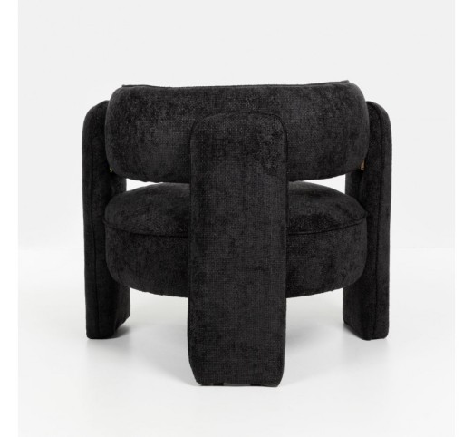 GRADA SMALL ARMCHAIR BLACK 79x85xH70,5cm