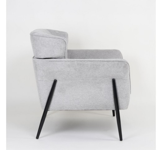 LENON ΠΟΛΥΘΡΟΝΑ ΓΚΡΙ 83x83xH85cm