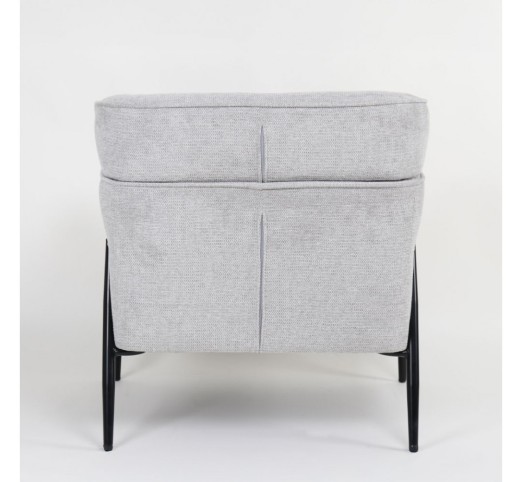 LENON ΠΟΛΥΘΡΟΝΑ ΓΚΡΙ 83x83xH85cm