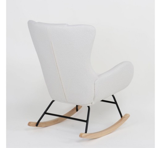 LAPIN ARMCHAIR ROCKING WHITE 67x87xH90cm