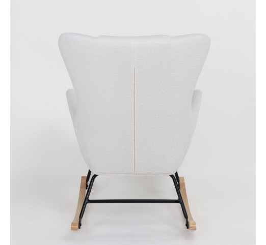 LAPIN ARMCHAIR ROCKING WHITE 67x87xH90cm