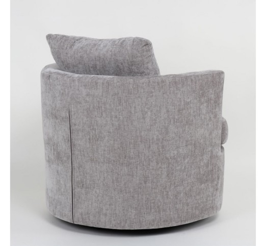 ORBITA ARMCHAIR SWIVEL GREY 78x76xH65cm