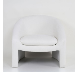 AVOA ARMCHAIR WHITE 81x74xH72cm