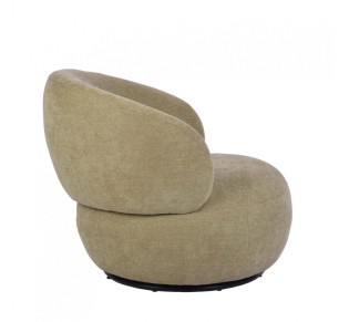 BUBBLE ARMCHAIR SWIVEL OLIVE GREEN LIGHT 74x84xH69cm
