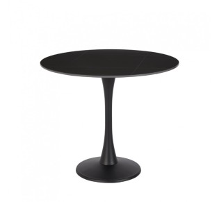 VOLCANO TABLE ROUND TABLE BLACK 90x90xH75cm