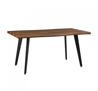 GROOVES TABLE WALNUT 160x90x75cm