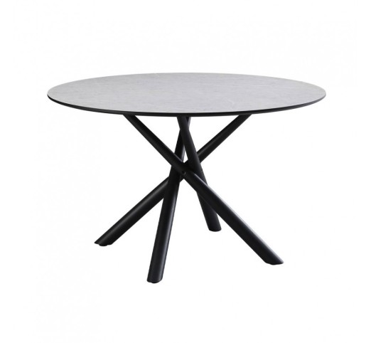 VOTSALO TABLE STONE GREY 120x120xH75cm