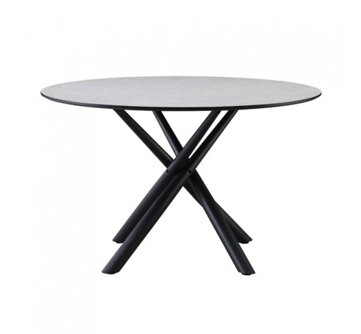 VOTSALO TABLE STONE GREY 120x120xH75cm