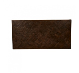 MAIANDROS TABLE BROWN DARK 200x100xH76cm 2