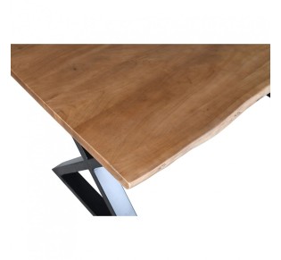 MINGLE TABLE WALNUT BLACK 160x80xH76cm