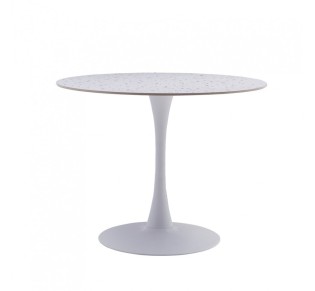 NOUGAT TABLE ROUND TABLE TERRAZZO 100x100xH75cm
