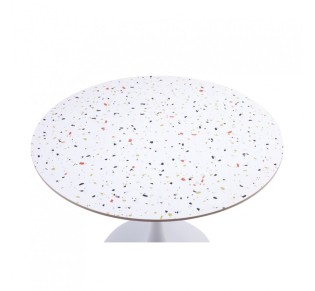 NOUGAT TABLE ROUND TABLE TERRAZZO 100x100xH75cm