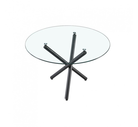 GEM TABLE TRANSPARENT 110x110xH74cm