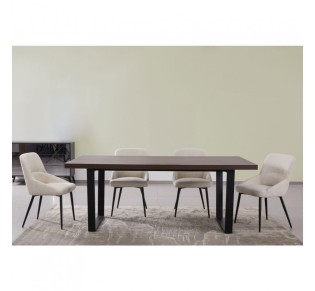 VILLE TABLE WALNUT 200x100xH76cm 2