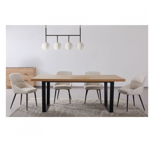 VILLE TABLE NATURAL OAK 200x100xH76cm