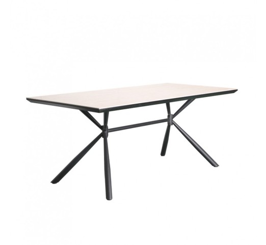 SAHARA TABLE BEIGE WITH MARBLE PATTERN 180x90xH76cm