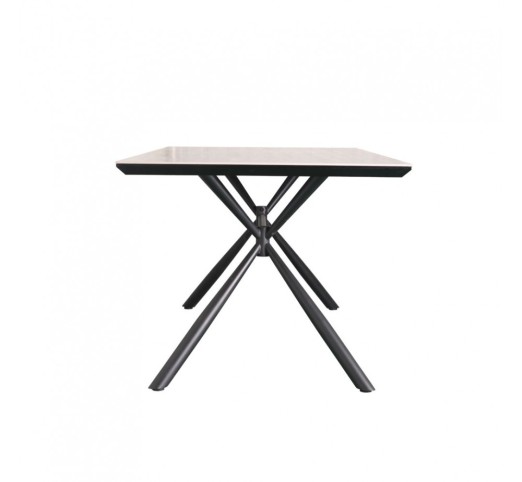 SAHARA ΤΡΑΠΕΖΙ BEIGE ΜΕ ΟΨΗ ΜΑΡΜΑΡΟΥ 180x90xH76cm