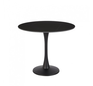 LAVA TABLE ROUND TABLE BLACK 90x90xH75cm