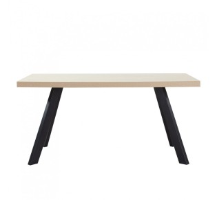 LITHOS TABLE BEIGE BLACK 160x80xH76cm 2