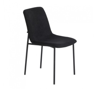 VIENNA CHAIR FABRIC BLACK METAL BLACK