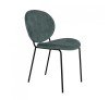 BEETLE CHAIR FABRIC WATER GREEN METAL