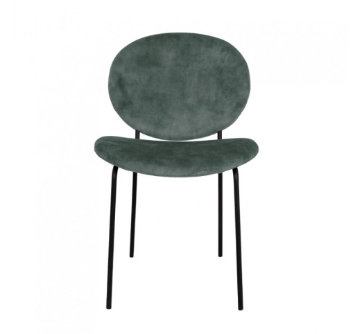 BEETLE CHAIR FABRIC WATER GREEN METAL
