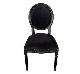 LOUIS ΚΑΡΕΚΛΑ ΜΑΥΡΟ 49x49xH99cm