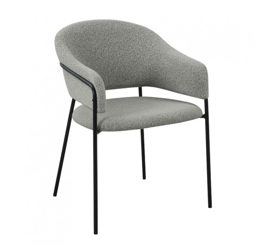 CONNECT ARMCHAIR GREY 57x59x82cm