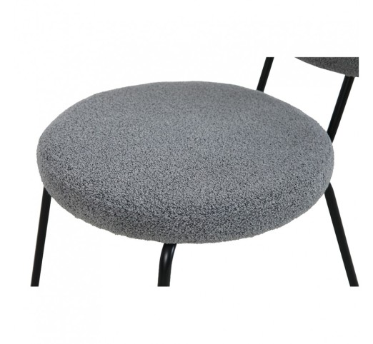 AMELIA CHAIR GREY DARK 44x58xH80cm