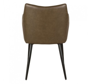 MALONE CHAIR ARMCHAIR BEIGE OLIVE GREEN 46x61xH86,5cm