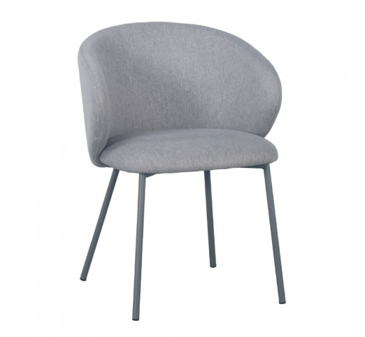 KIRA ARMCHAIR GREY LIGHT GREY DARK 56x56xH74,5cm