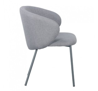 KIRA ARMCHAIR GREY LIGHT GREY DARK 56x56xH74,5cm 2