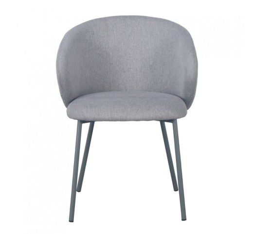 KIRA ARMCHAIR GREY LIGHT GREY DARK 56x56xH74,5cm