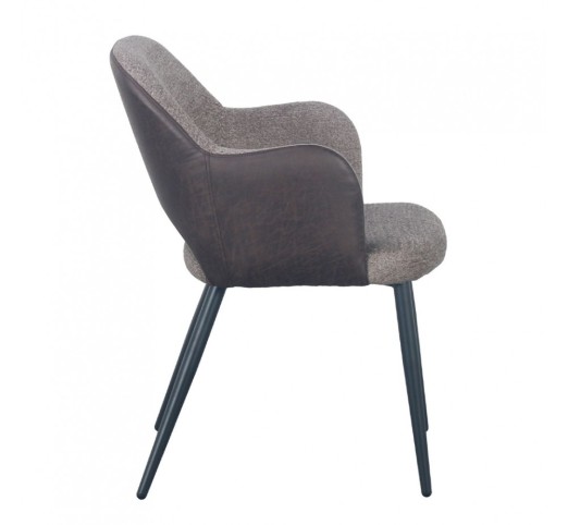 ASCOT CHAIR BROWN DARK 60x63,5xH79cm