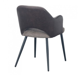 ASCOT ΚΑΡΕΚΛΑ ΚΑΦΕ ΣΚΟΥΡΟ 60x63,5xH79cm