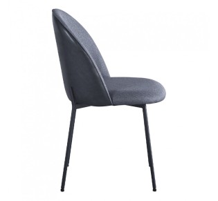 COSMO ΚΑΡΕΚΛΑ ΓΚΡΙ ΣΚΟΥΡΟ 49x54,5xH84cm 2