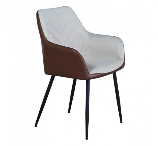 VISITOR ΠΟΛΥΘΡΟΝΑ BEIGE TABAC 57,5x57xH87cm