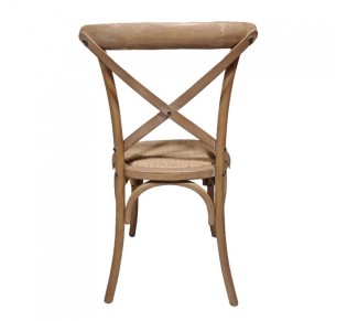 AUGUST CHAIR WALNUT 44x42xH88cm