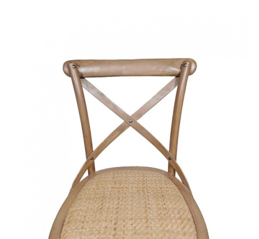 AUGUST CHAIR WALNUT 44x42xH88cm
