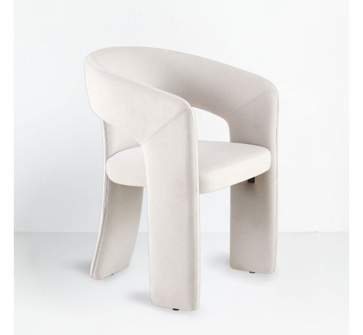 COCO ARMCHAIR BEIGE LIGHT 60x56xH81cm