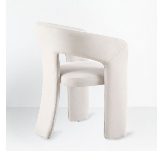 COCO ARMCHAIR BEIGE LIGHT 60x56xH81cm