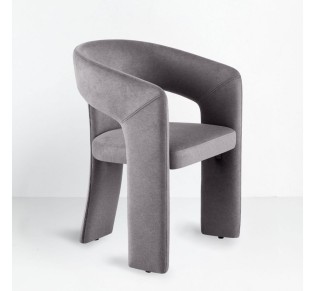 COCO ARMCHAIR GREY DARK 60x56xH81cm