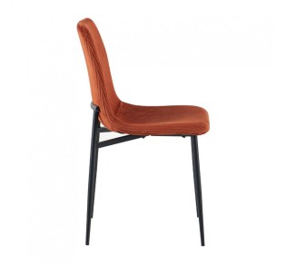 TESSERA CHAIR TERRACOTTA BLACK 54x44,5xH87cm