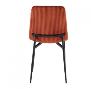TESSERA CHAIR TERRACOTTA BLACK 54x44,5xH87cm
