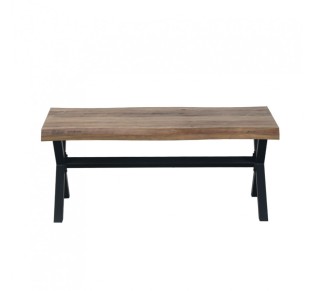BRICK COFFEE TABLE WALNUT BLACK 110x60xH45cm 2