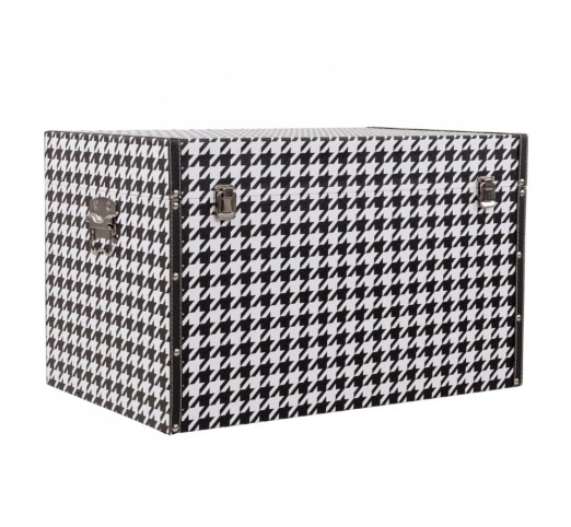 FERRE ΜΠΑΟΥΛΑ SET 4ΤΕΜ ΜΑΥΡΟ ΛΕΥΚΟ 64x40xH40cm