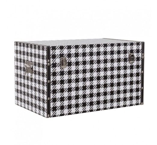 FERRE CHESTS SET 4PCS BLACK WHITE 64x40xH40cm